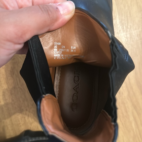 Coach black boots - Picture 6 of 6